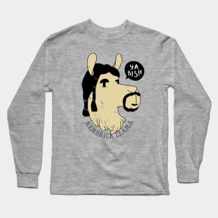 Kendrick Llama Ya Bish Funny meme Long Sleeve T-Shirt